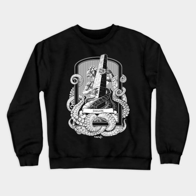 Dagon Lovecraft Crewneck Sweatshirt by EmptyIs